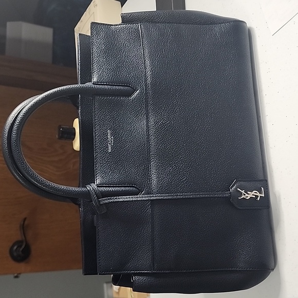 Saint LaurentRive Gauche Cabas Leather Medium With COA - Picture 1 of 17